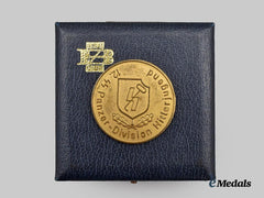 Germany, Federal Republic. 12th SS Panzer Division HJ Commemorative Medallion, with Case