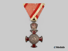 Austria, Imperial. A Merit Cross 1849, III Class Cross with Crown, by W. Kunz