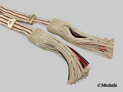 württemberg,_kingdom._a_rare_and_mint_officer’s_parade_sash,_with_case___m_n_c5187