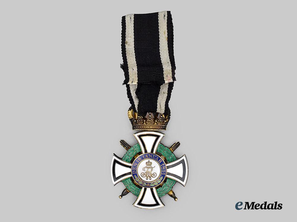 prussia,_kingdom._a_royal_house_order_of_hohenzollern,_knight’s_cross_with_swords,_by_gebrüder_friedländer___m_n_c5208