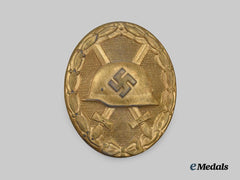 Germany, Third Reich. A Wehrmacht Issue Gold Grade Wound Badge, by the Vienna Mint