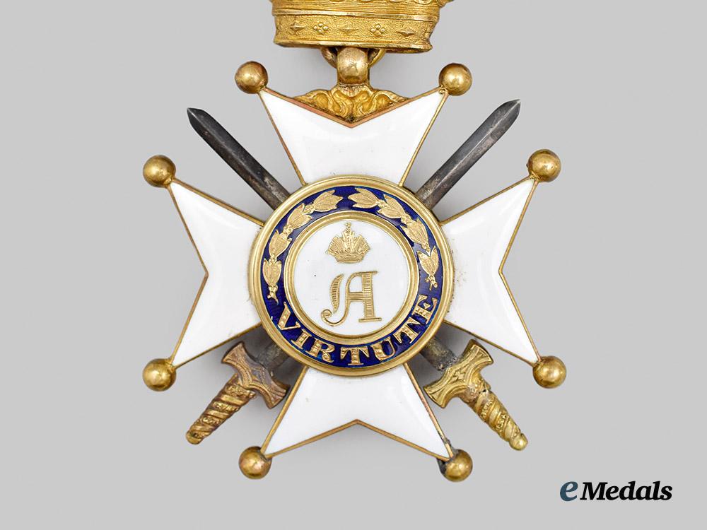 luxembourg,_duchy._a_merit_order_of_adolphe_of_nassau,_commander_cross_with_swords,_type_i,_c.1915___m_n_c5250
