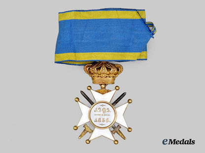 luxembourg,_duchy._a_merit_order_of_adolphe_of_nassau,_commander_cross_with_swords,_type_i,_c.1915___m_n_c5251