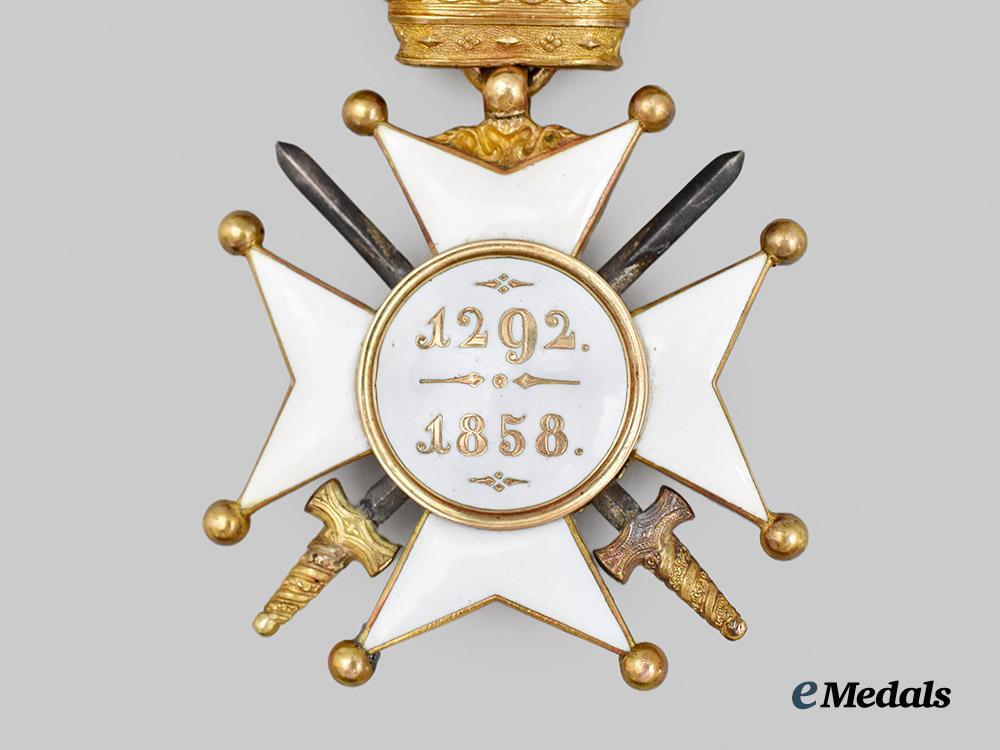luxembourg,_duchy._a_merit_order_of_adolphe_of_nassau,_commander_cross_with_swords,_type_i,_c.1915___m_n_c5252