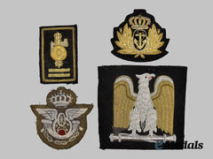 Italy, Kingdom. A Four Second War Bullion Patches