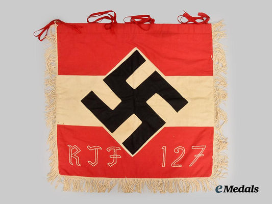 germany,_h_j._a_trumpet_banner_with_converted_reichsjugendführung_dedication___m_n_c5256