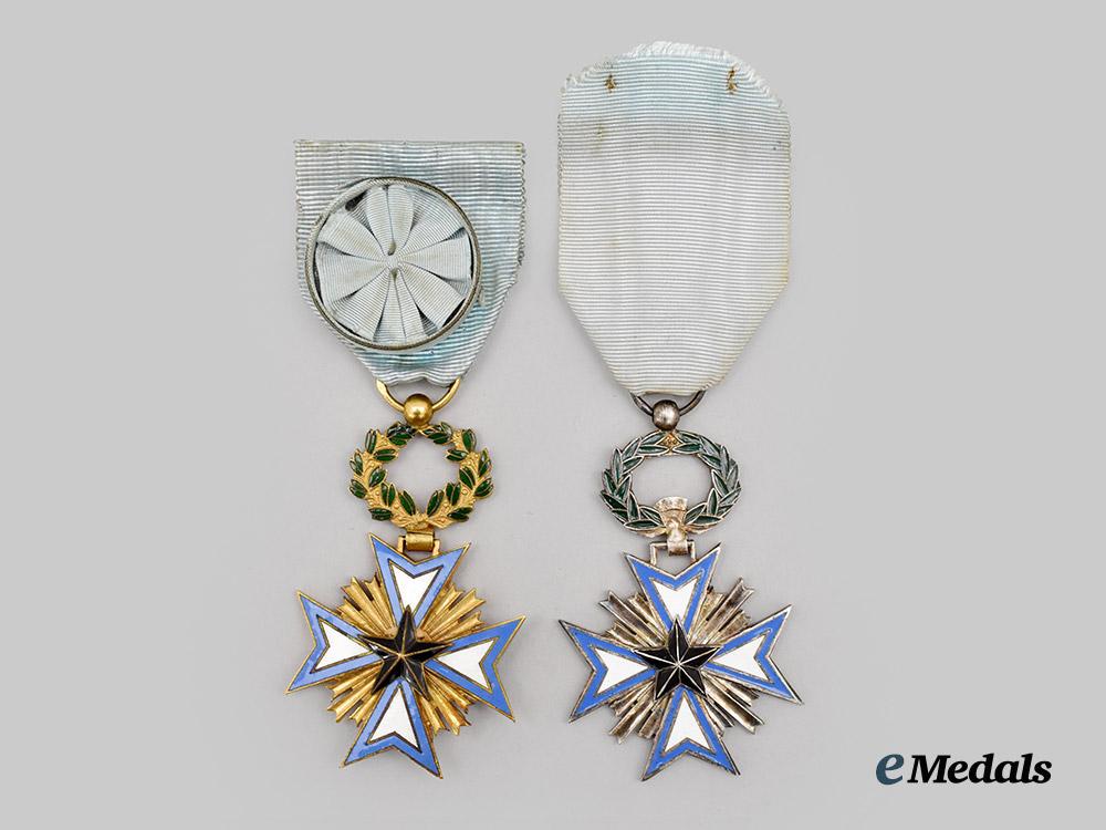 france,_republic._two_orders_of_the_black_star,_knight_and_officer___m_n_c5267