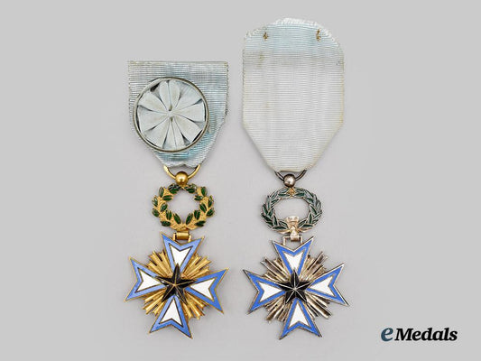france,_republic._two_orders_of_the_black_star,_knight_and_officer___m_n_c5267