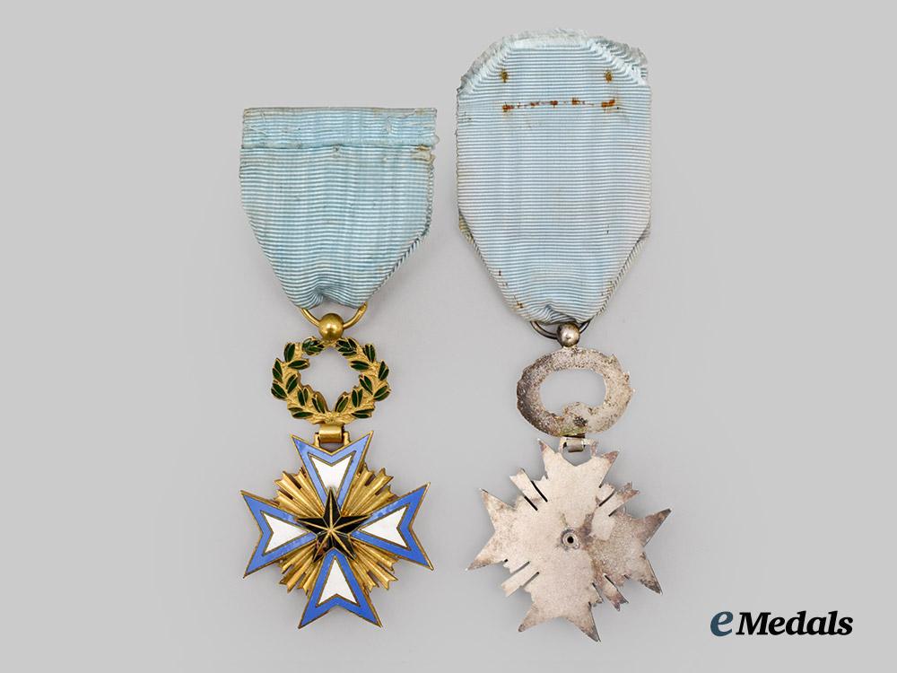 france,_republic._two_orders_of_the_black_star,_knight_and_officer___m_n_c5269