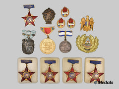 International. A Mixed Lot of Medals & Insignia