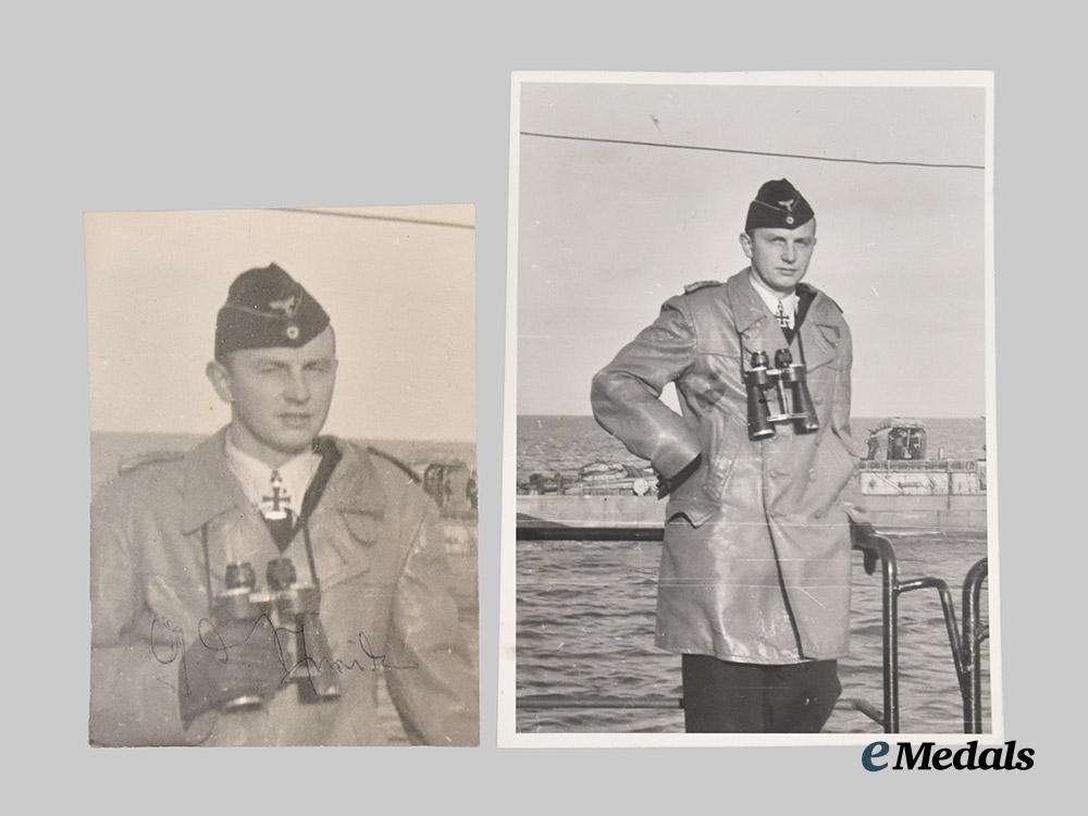 germany,_kriegsmarine._a_mixed_lot_of_signed_knight’s_cross_recipient_photographs,_from_the_roger_bender_collection___m_n_c5290