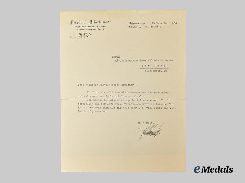 germany,_third_reich._a_pair_of_letters_to_a_h_adjutant_wilhelm_brückner,_with_friedrich_hildebrandt_and_josef_terboven_signatures___m_n_c5304