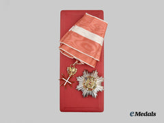 Austria, Republic. A Decoration of Honour for Services to the Republic of Austria, Grand Decoration of Honour  in Gold for Bishops, by W. Reitterer, c.1950