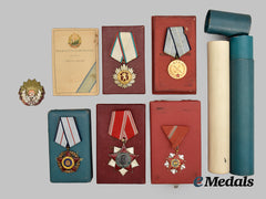 International. A Large Lot of Medals & Awards