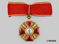 Russia, Imperial. An Order of St. Anna, III Class Cross, French-Made for White Émigrés c. 1922