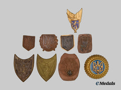 Ukraine, Republic. A Lot of Mixed Insignia & Badges