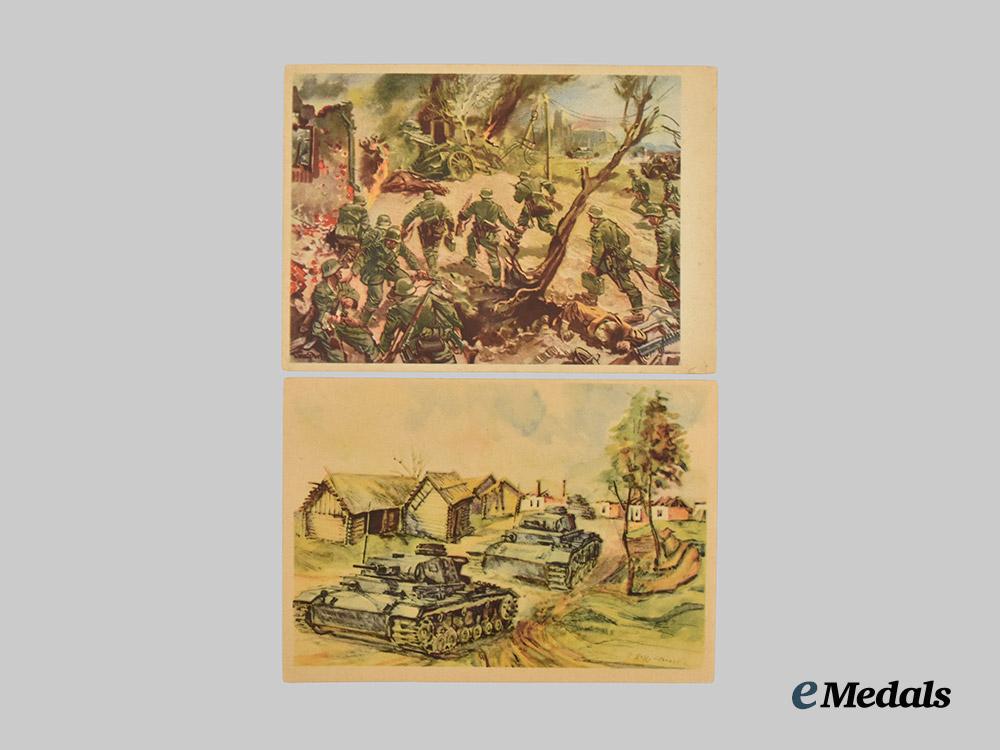 germany,_wehrmacht._a_mixed_lot_of_illustrated_postcards___m_n_c5395