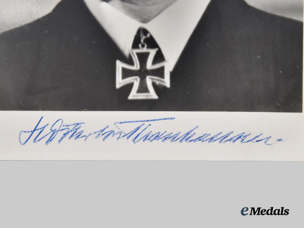 germany,_kriegsmarine._a_mixed_lot_of_postwar_signed_photographs_of_knight’s_cross_recipients,_from_the_roger_bender_collection___m_n_c5396