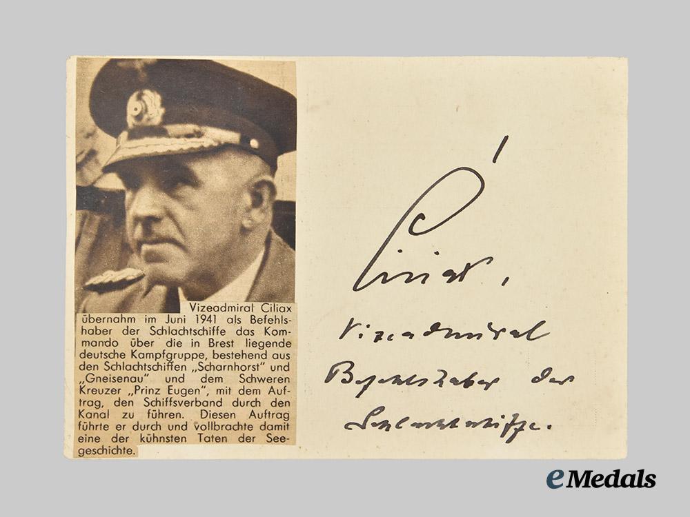 germany,_kriegsmarine._a_mixed_lot_of_knight’s_cross_recipient_photographs_and_signatures,_from_the_roger_bender_collection___m_n_c5422