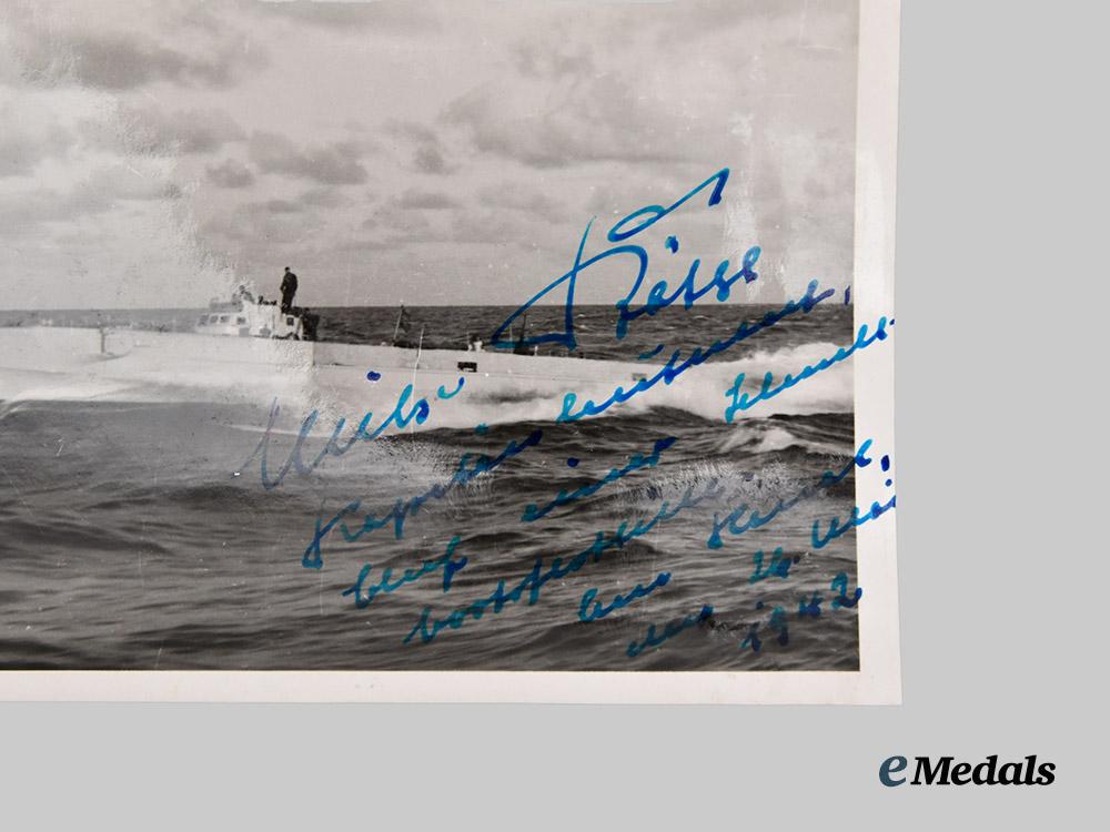 germany,_kriegsmarine._a_mixed_lot_of_knight’s_cross_recipient_photographs_and_signatures,_from_the_roger_bender_collection___m_n_c5426