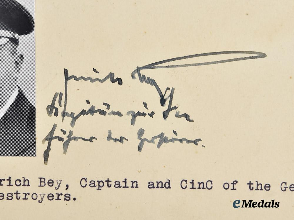 germany,_kriegsmarine._a_mixed_lot_of_knight’s_cross_recipient_photographs_and_signatures,_from_the_roger_bender_collection___m_n_c5461