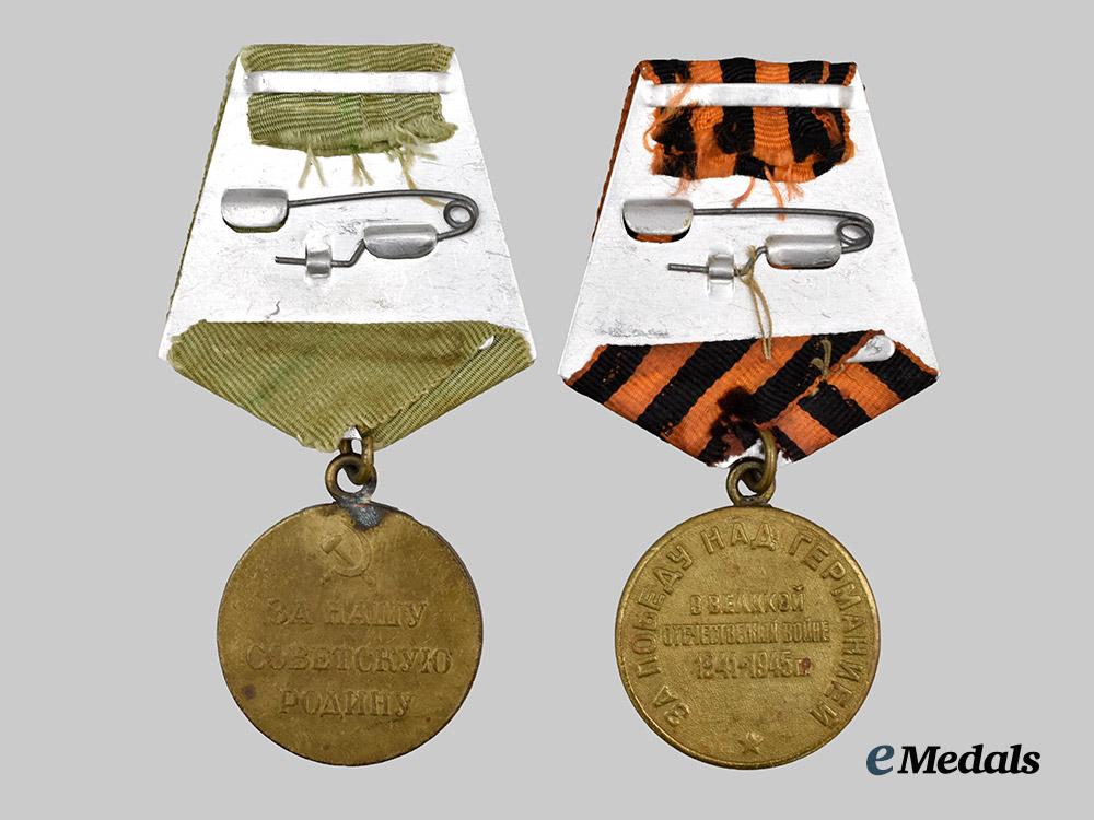 russia,_soviet_union._a_collection_of_awards_and_documents_to_aleksandr_sergeyevich_baydukov_for_great_patriotic_war_service___m_n_c5473