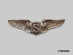 United States. A Second War Army Forces Service Pilots Badge