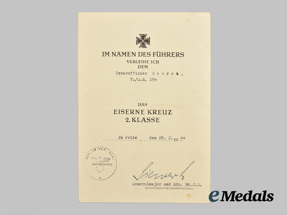 germany,_heer._a1939_iron_cross_i_i_class,_with_award_document_and_memorial_photo,_to_unteroffizier_w_ilhelm_baarck___m_n_c5492