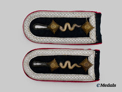 Germany, Heer. A Set of Veterinary Oberfeldwebel Shoulder Straps