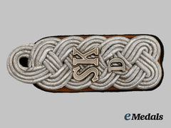 Germany, SS. A Rare Standort Kommandantur Dachau Sturmbannführer Shoulder Board