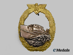 Germany, Kriegsmarine. A Rare E-Boat War Badge, First Pattern, by Schwerin