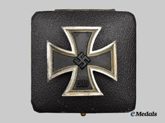 Germany, Wehrmacht. A 1939 Iron Cross I Class, Double-Marked Version with Case, by Steinhauer & Lück