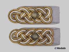 Germany, SS. A Set of Waffen-SS Gruppenführer Shoulder Boards