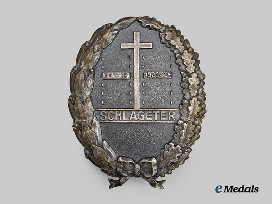 germany,_third_reich._a_schlageter_shield,_type_i_i_with_rhein/_ruhr_campaign_clasp,_by_paul_küst___m_n_c5546