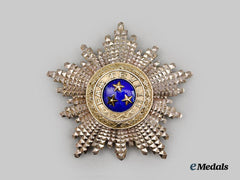 Latvia, Kingdom. An Order of the Three Stars, II. Class, Grand Officer Star, by W.F. Müller, c. 1935
