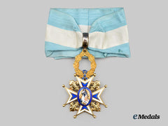 Spain, Kingdom. A Royal and Distinguished Order of Charles III, Commander, Model V, in Gold