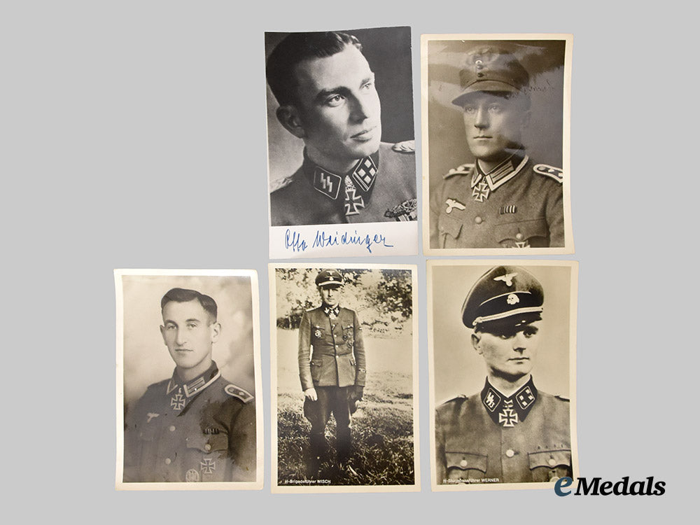 germany,_third_reich._a_lot_of_eleven_photographs_of_knight’s_cross_recipients-_some_of_waffen-_s_s_personnel___m_n_c5562