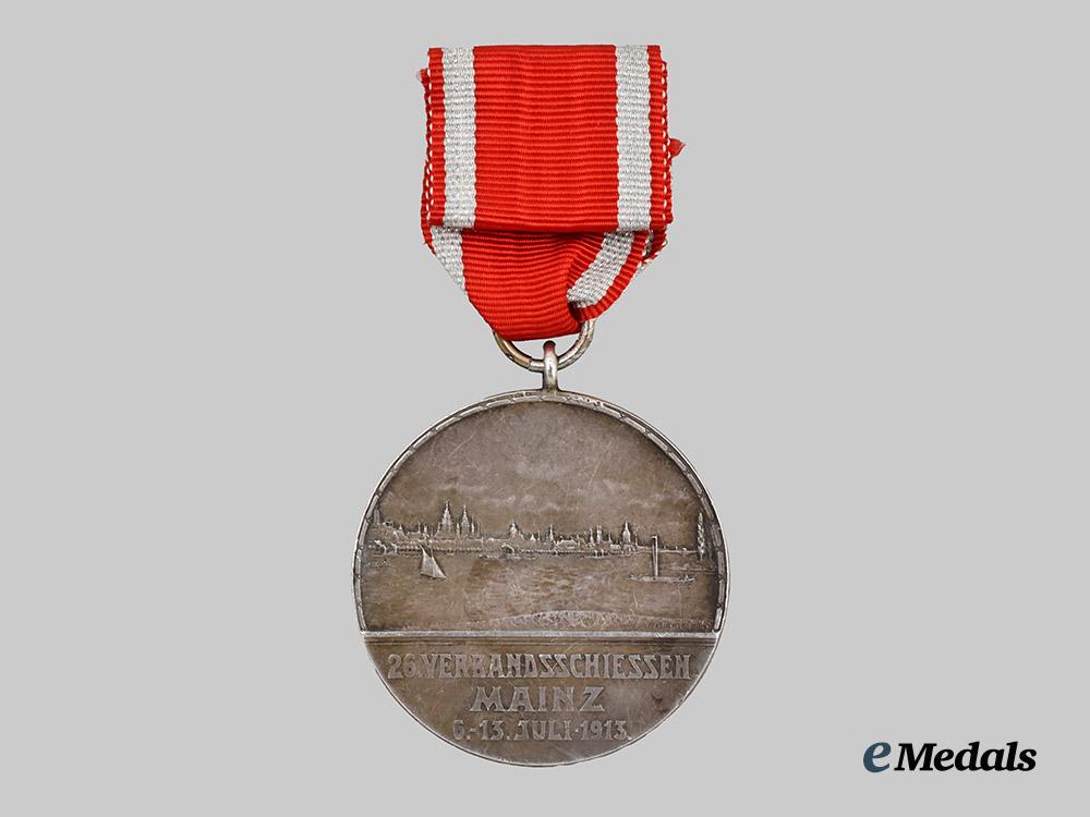 hesse-_darmstadt,_grand_duchy._a1913_mainz_shooting_competition_commemorative_medal_in_silver___m_n_c5562
