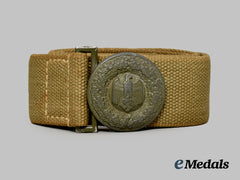 Germany, Heer. An Officer’s Tropical Belt and Buckle