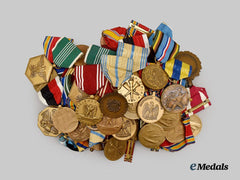 United States. Lot Of Sixty Armed Forces Medals And Awards