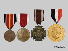 Germany, Third Reich. A Mixed Lot of Service Awards for Political and Military Personnel