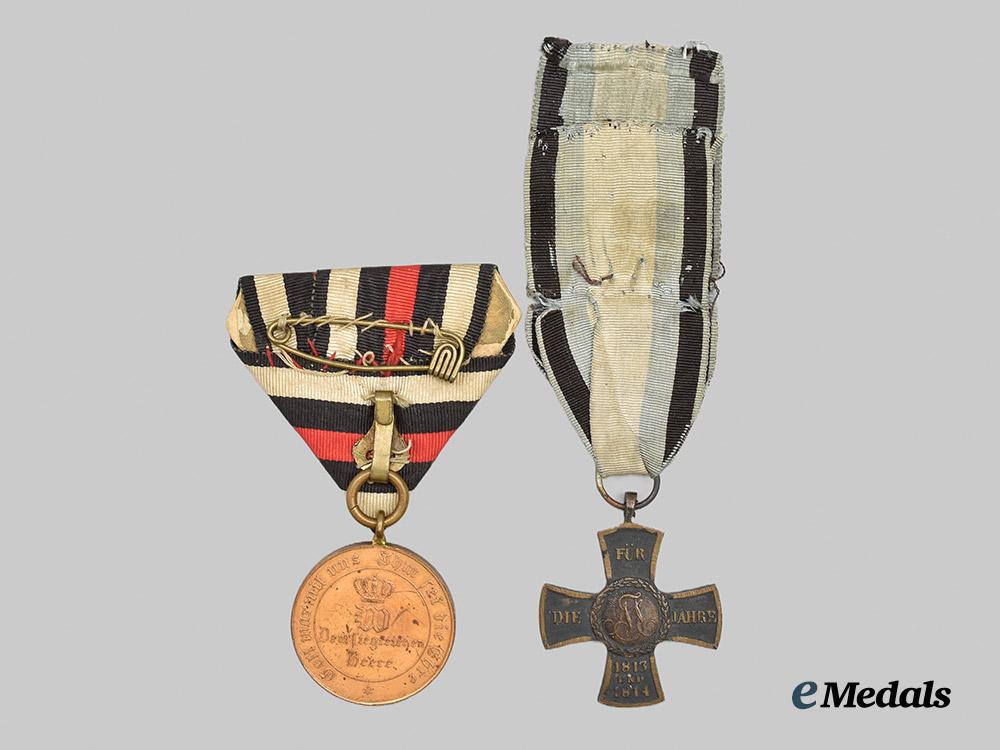germany,_imperial._a_pair_of_awards_for_napoleonic_and_franco-_prussian_war_service___m_n_c5697