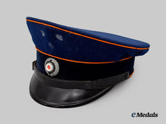 Germany, Reichspost. A Reichspost Official’s Visor Cap
