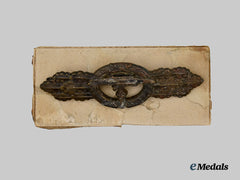 Germany, Kriegsmarine. A U-Boat Front Clasp, Bronze Grade, by Schwerin & Sons