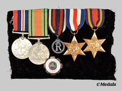United Kingdom. The Awards of Second War Nurse, Joan Reece