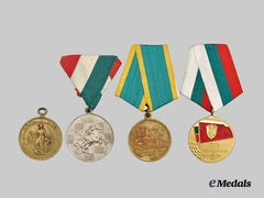 International. A Lot of Four Eastern European Medals