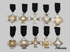 Germany, Empire. A Lot of Ten Silver Veterans Association Badges