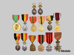Belgium, Kingdom. A Lot of Medals & Awards