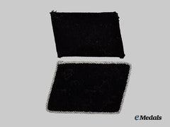 Germany, SS. A Pair of SS-Mann Rank Tabs, Type 1 and Type 3