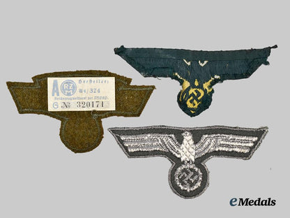germany,_third_reich._a_mixed_lot_of_uniform_eagle_insignia___m_n_c5754